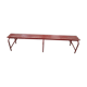 Banc d'école en fer tubulaire et bois 209 cm