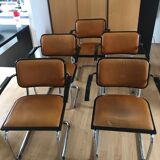 Lot 5 fauteuils de Marcel Breuer
