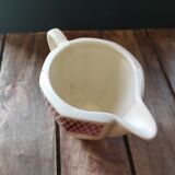 Vintage French milk jug, Badonviller porcelaine