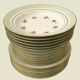 Service of 18 porcelain plates for 6 people