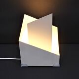 Modernist metal lamp by SCE, France 1950