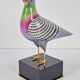 Italian Hand Painted Porcelain Pigeon by Giulia Mangani, 1970s