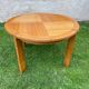 Round extendable elm design table 70 dlg Regain