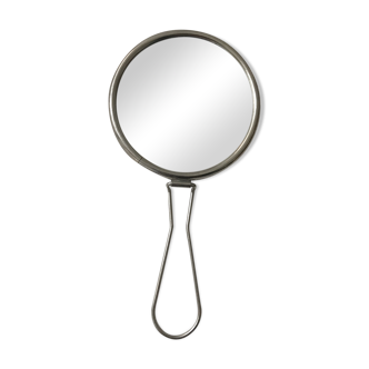 Barber's round hand mirror 13cm
