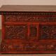 Catalan Chest from the 18th Century with a small door