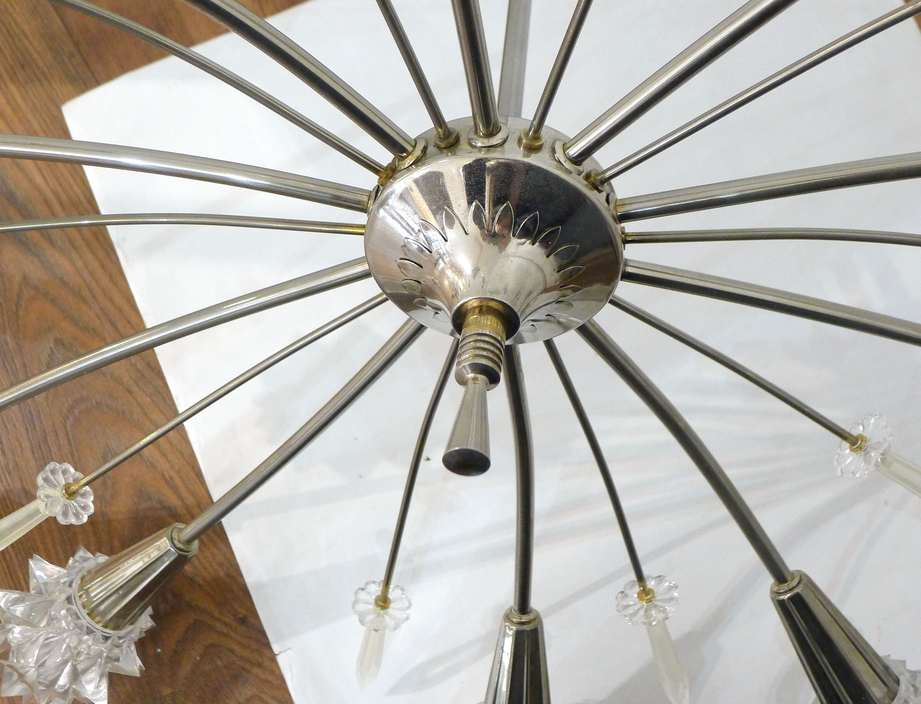 Lustre chromé & étoilé