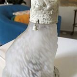 Art deco cat lamp