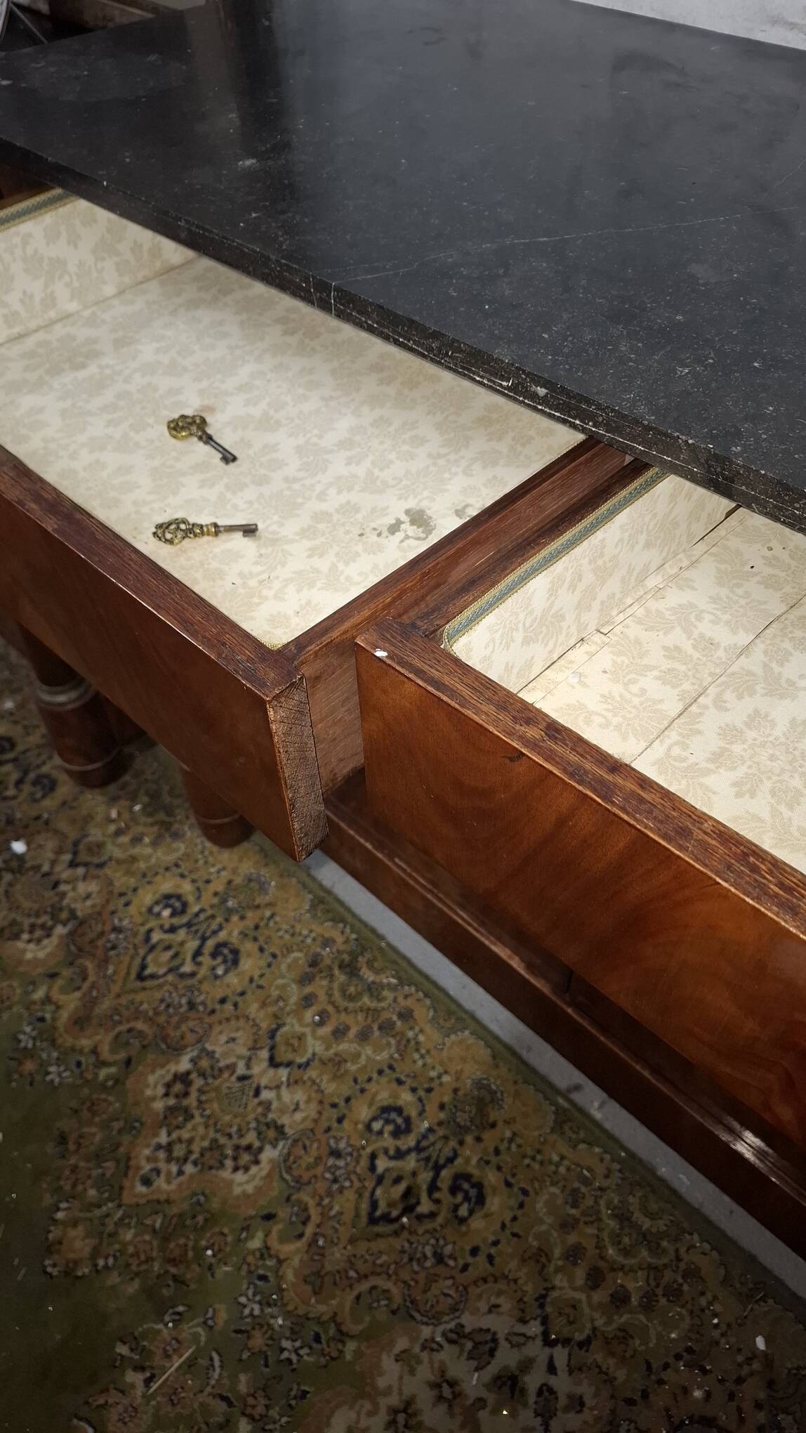 Buffet empire en acajou