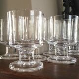 10 verres à vin en cristal