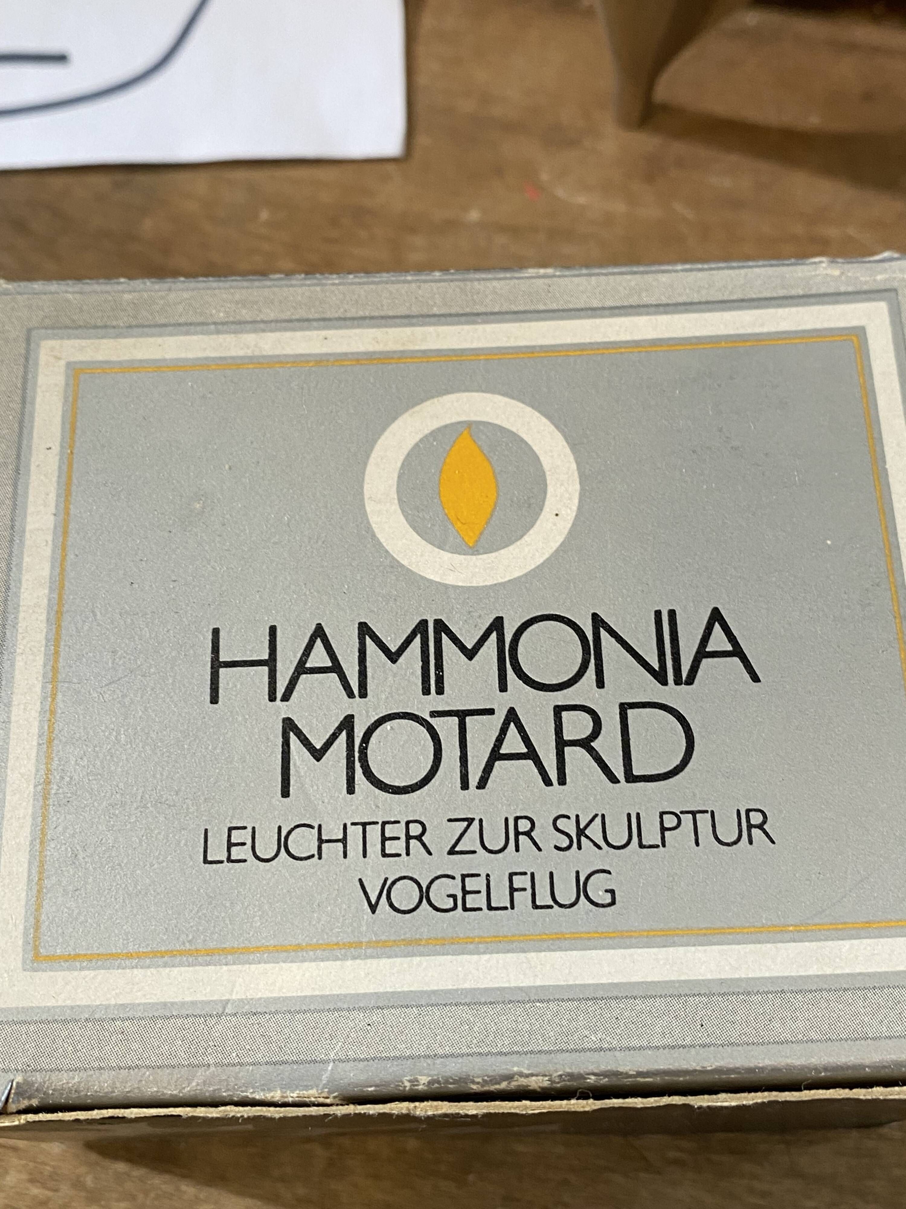1 modular candlestick VOGELFLUG HAMMONIA MOTORCYCLE style NAGEL BMF vintage 70s F