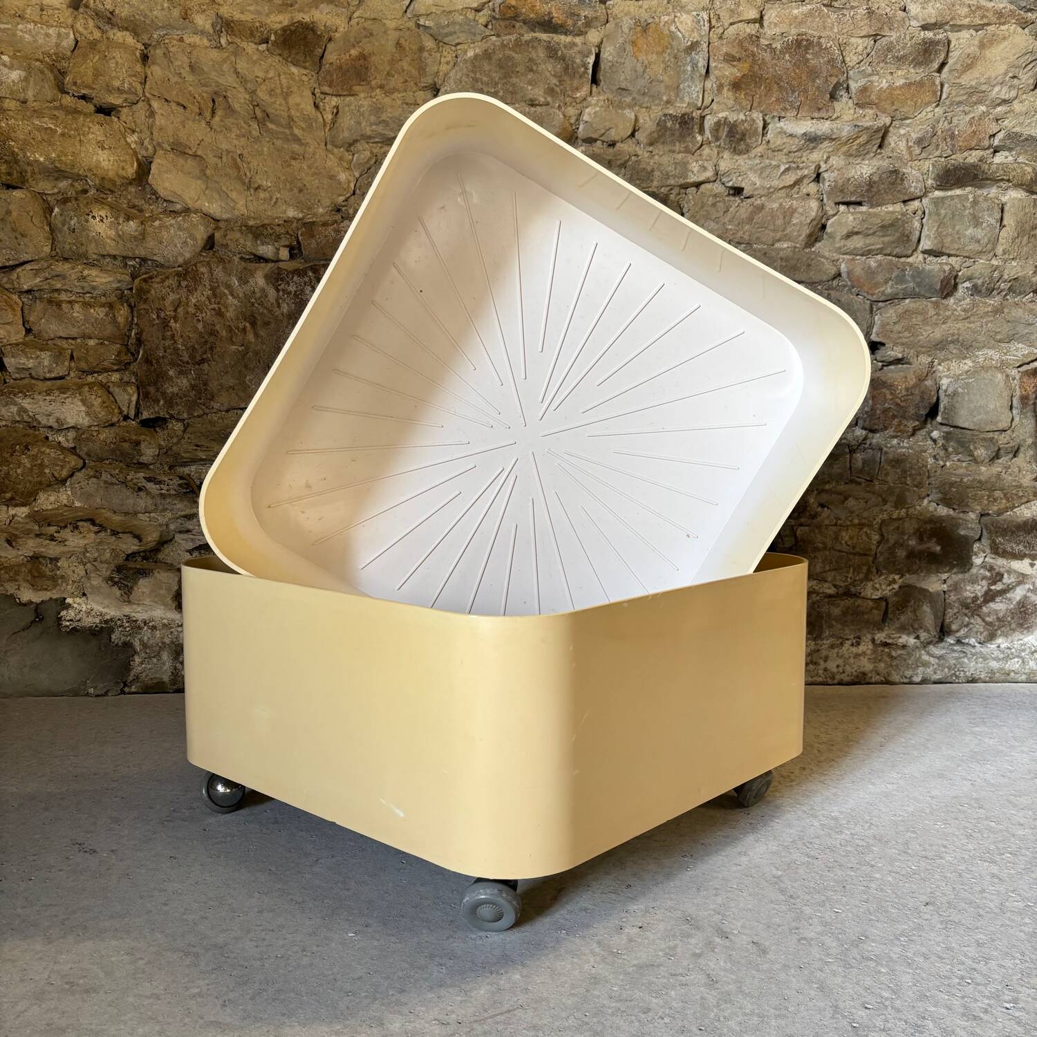 Pair of planters on wheels model 4682 by Anna Castelli for Kartell