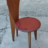 Beautiful Callegari design chair from the 70s, vintage wood