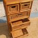 Chiffonnier commode en rotin