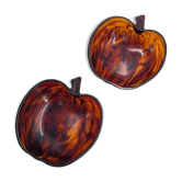 Deux bols pommes vintage