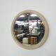 Miroir rond en plastique beige, Pays-Bas années 1960