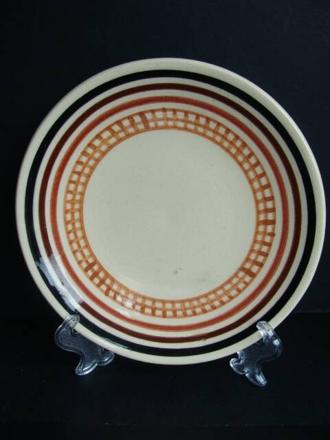 Art Deco cup and saucer P. Fouillen / Quimper