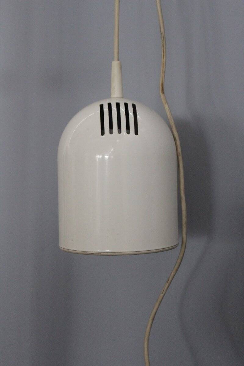White Ceiling Lights, 1970s, Set of 2