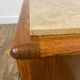 Small wooden piece of furniture with a marble top, 1950s.