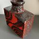 Pottery Vase Fat Lava West Germany , 1970s