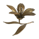 Brass flower ashtray