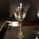 6 chiseled port glasses
