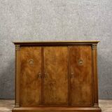 Empire style mahogany and gilded bronze sideboard circa 1950