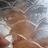 Pair of vintage glass ravier