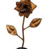 set Gilded Metal wall coat racks 1950s France