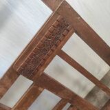 Coat racks, solid wood locker room