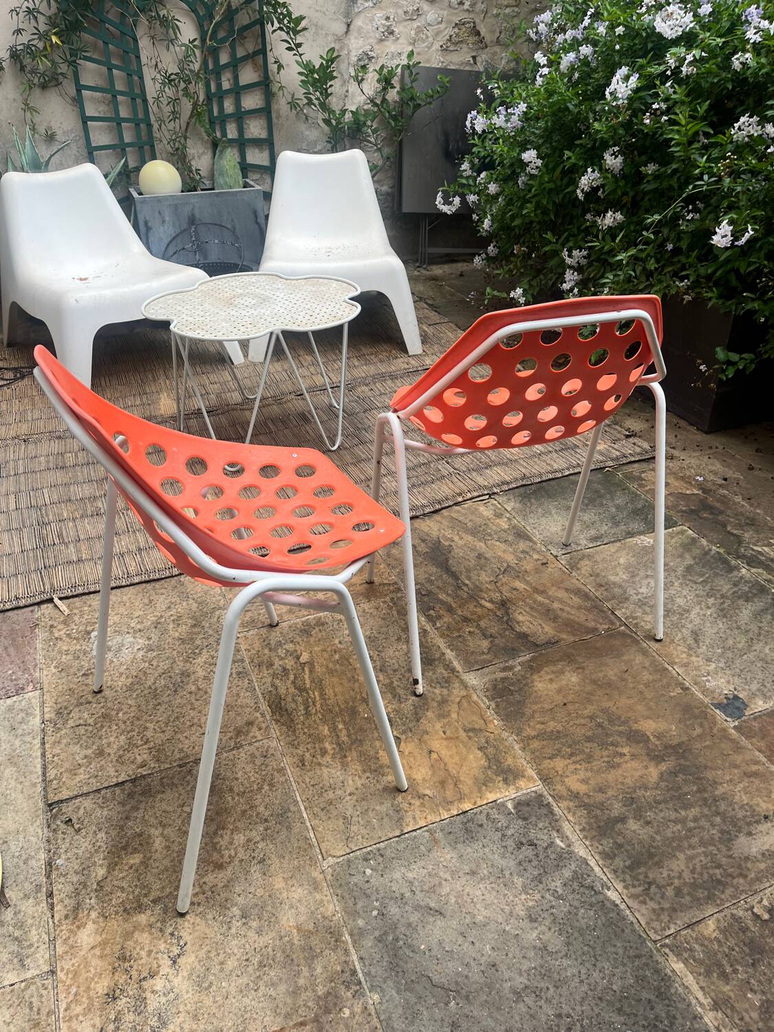 Pair of Deauville chairs by Pierre Guariche