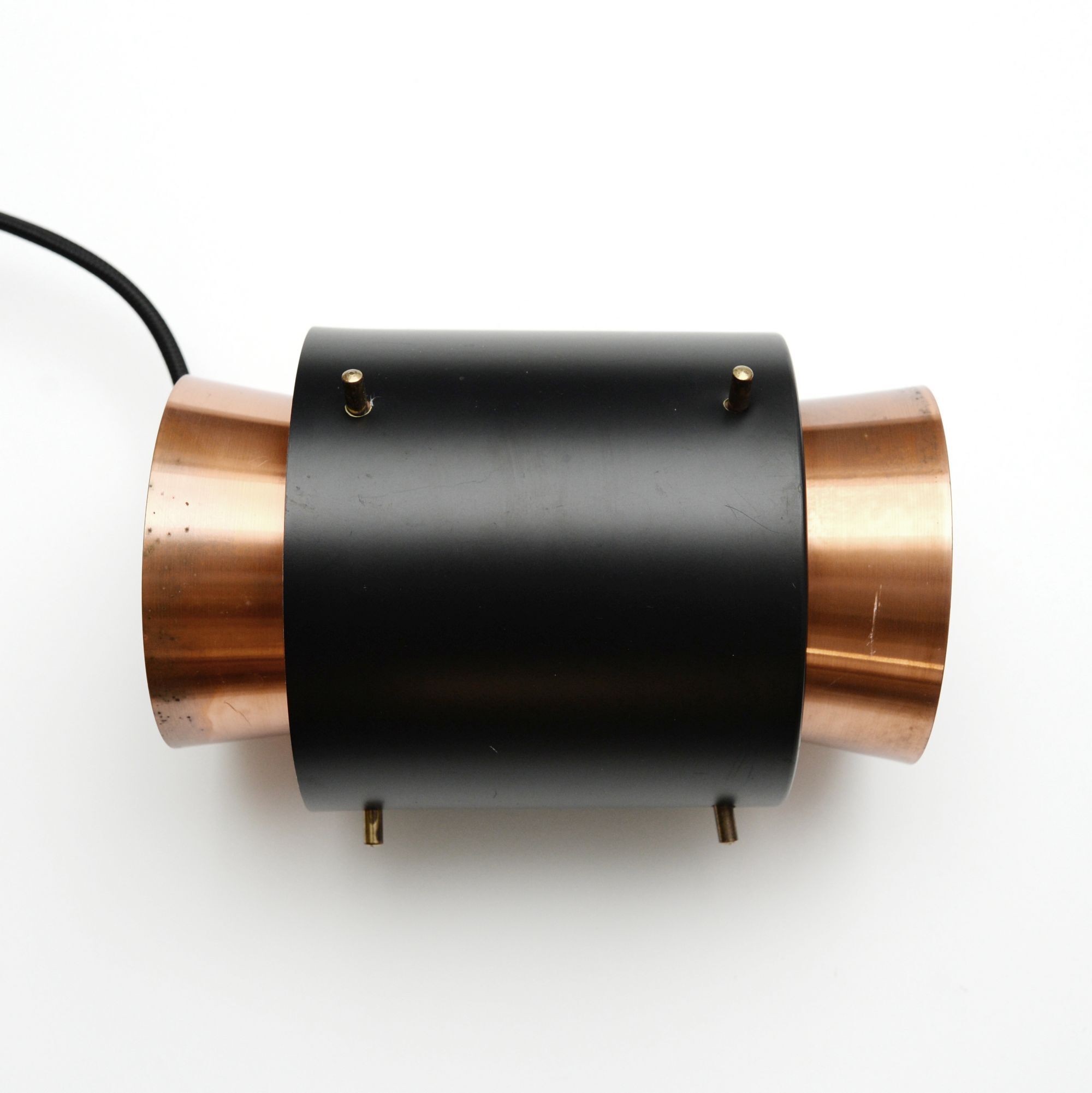 Copper lamp in the Trava style by Carl Thore, 1960s