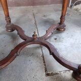 Large round table.