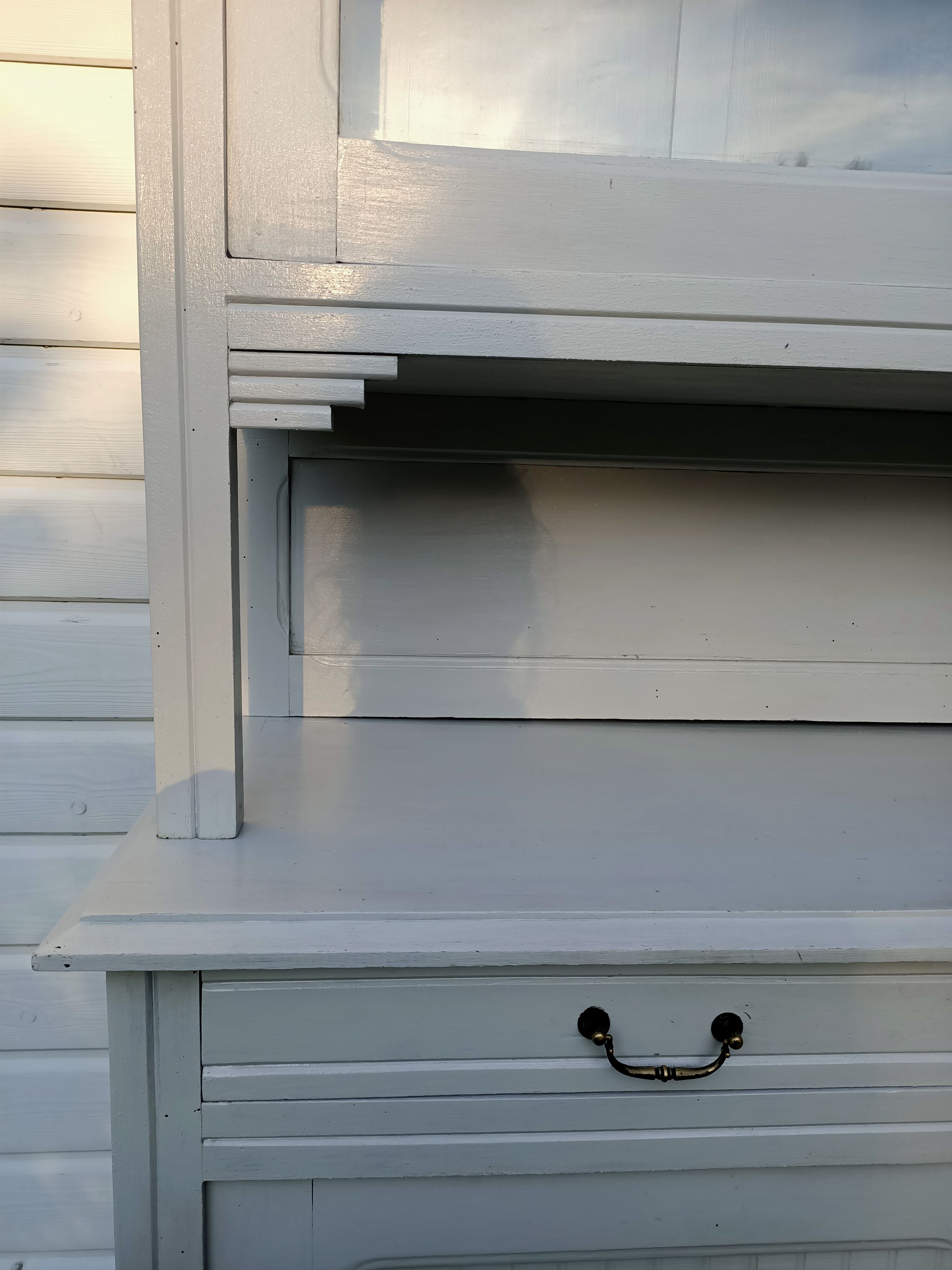 Sideboard 2 bodies in painted wood