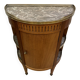 Half-moon Louis XVI style serving trolley from the end of the 19th century