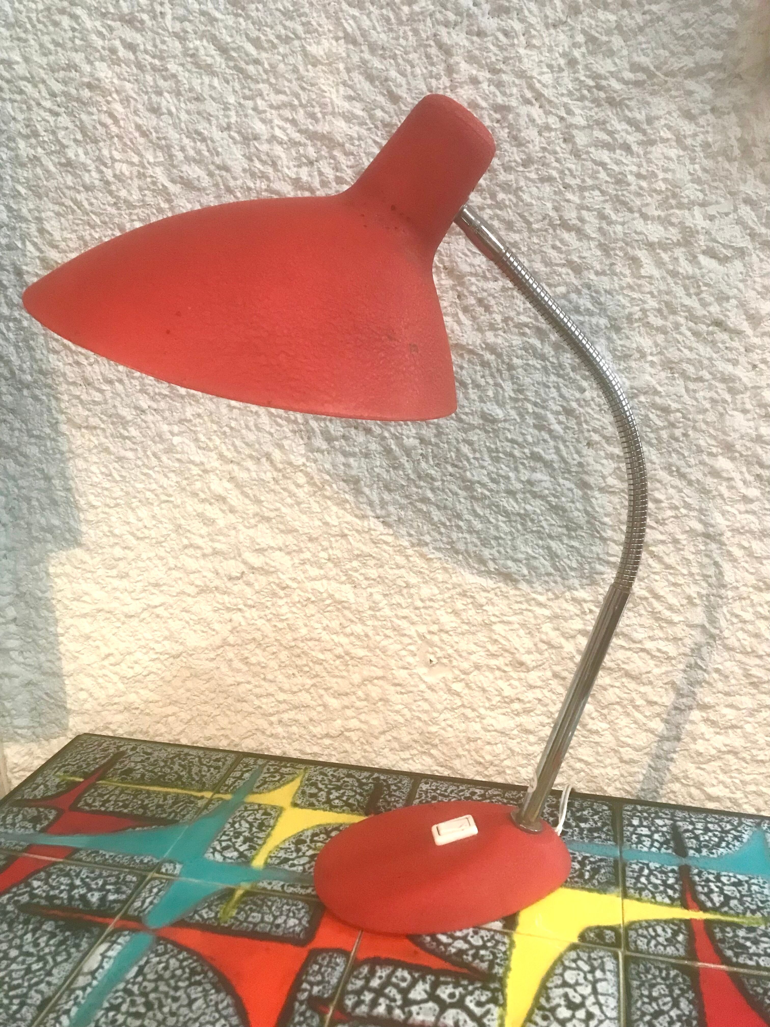 Desk lamp jean Boris Lacroix 1950
