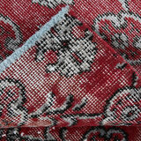 3x10 Vintage Floral Runner Rug, 70x306Cm