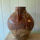 Large antique glazed terracotta jar from the South-West, late 19th century