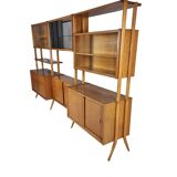 Modular wall unit, 1970s, set of 3