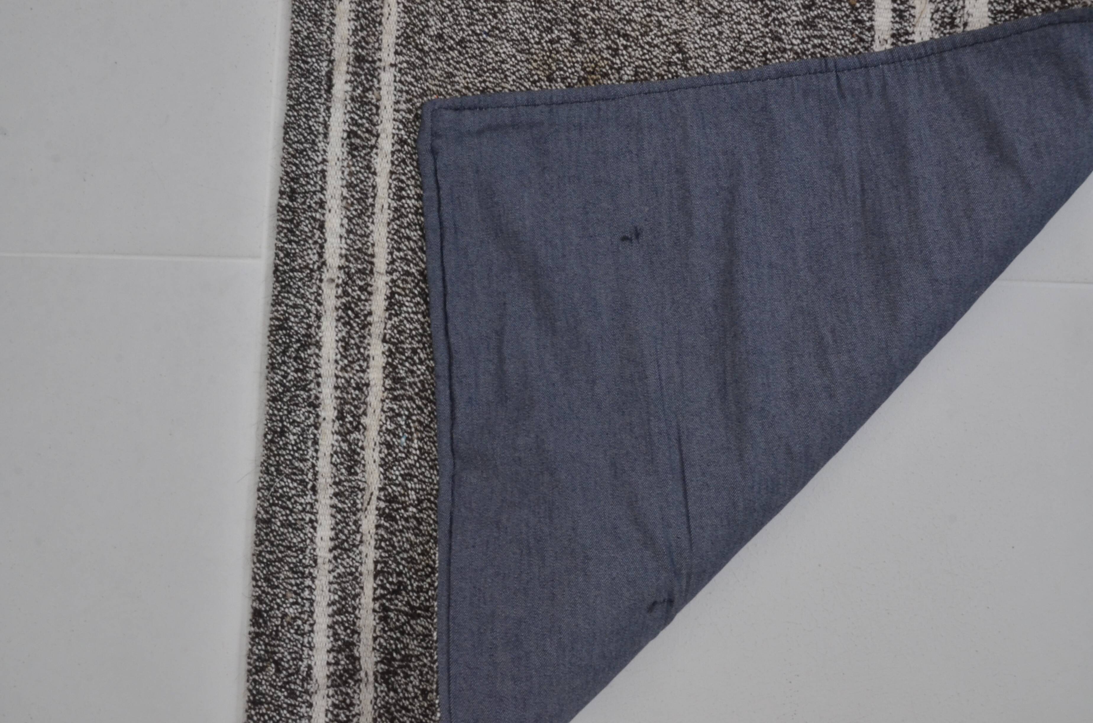 Stripe Neutral Kilim Vintage sku 3761