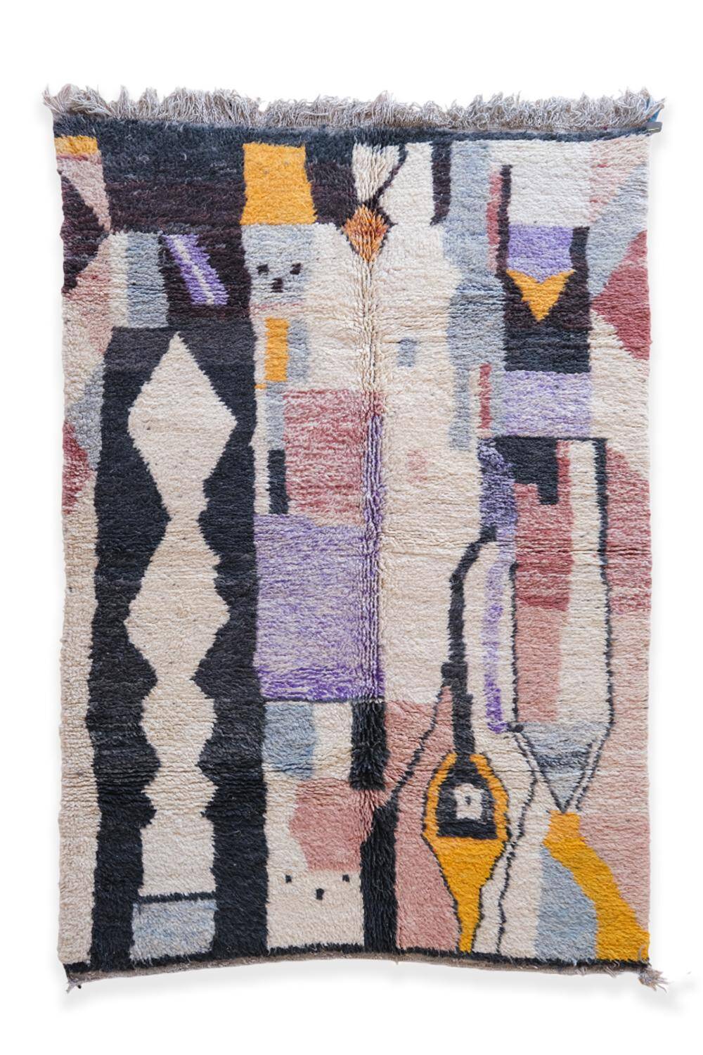 Moroccan Boujad Abstract Rug - 260 x 180 cm