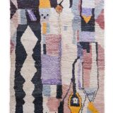 Moroccan Boujad Abstract Rug - 260 x 180 cm