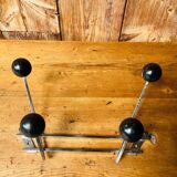 Vintage wall coat rack 4 hooks