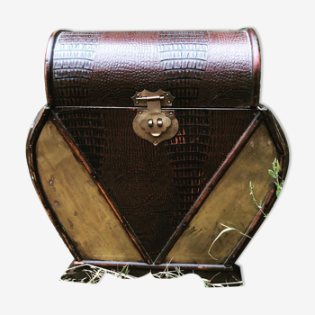 Skaï box and brass