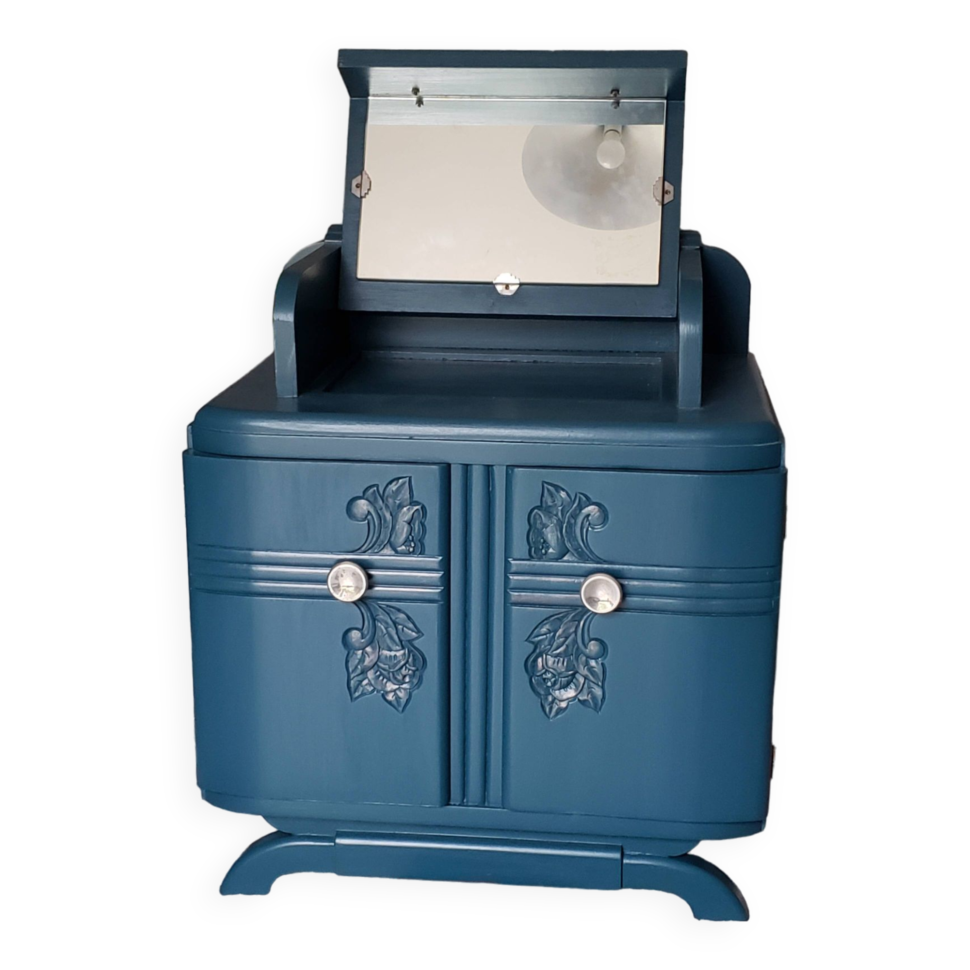 Vintage dressing table and bedside table