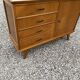 Commode vintage pieds compas