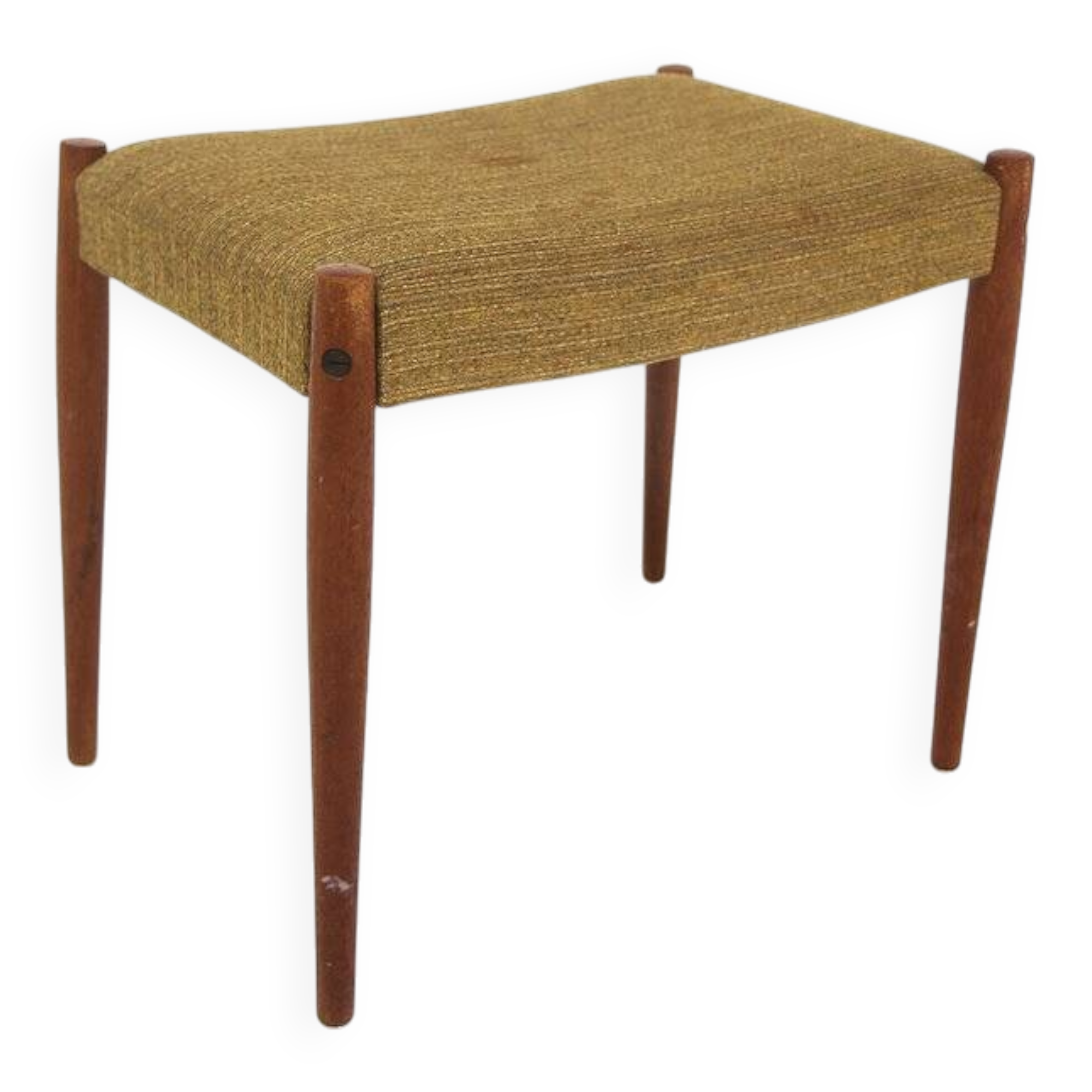 Scandinavian teak stool, Sweden, 1950