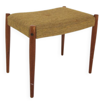 Scandinavian teak stool, Sweden, 1950