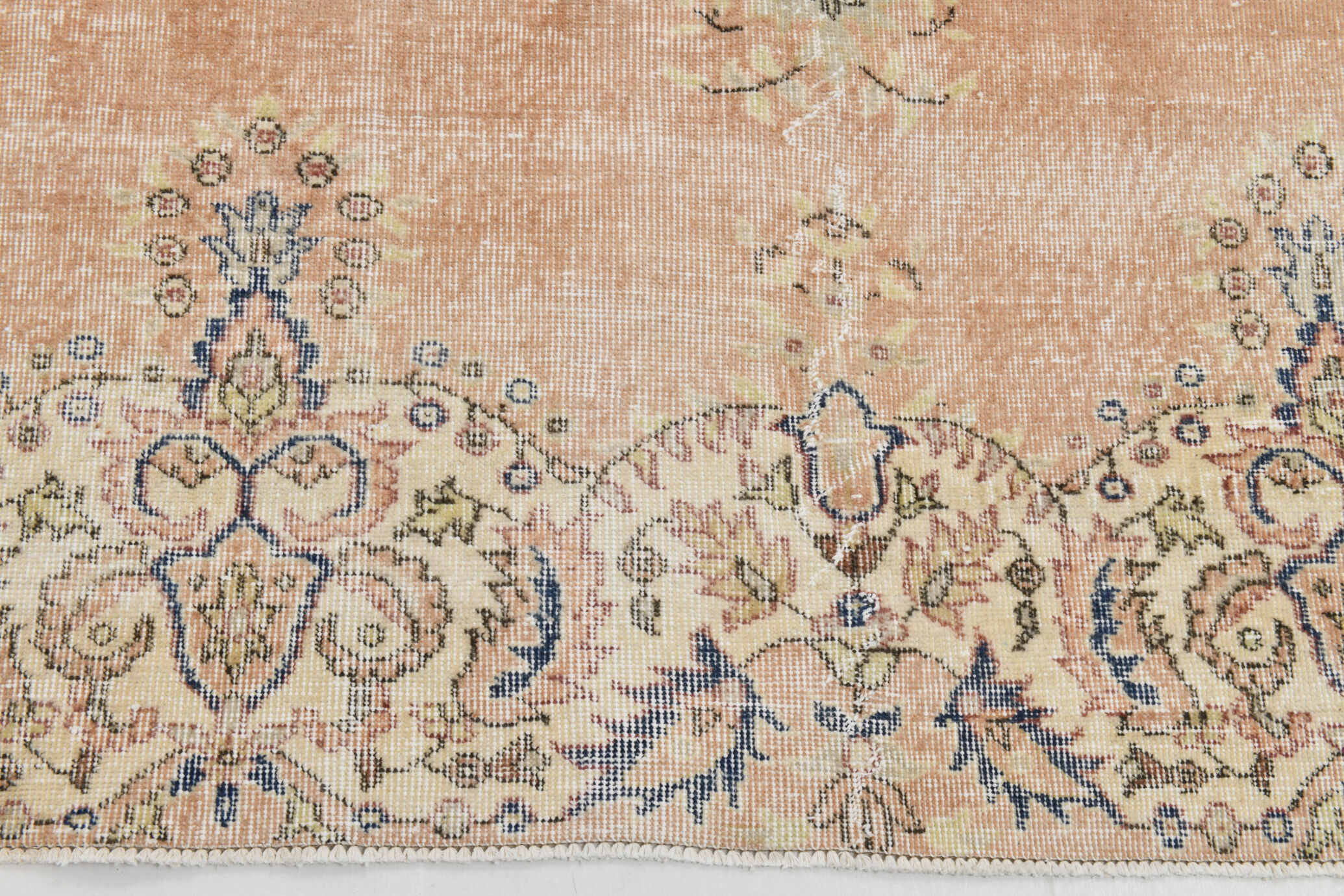 Handmade antique classic rug 361x260cm