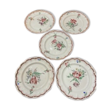 5 flat plates Lunéville