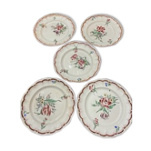 5 flat plates Lunéville